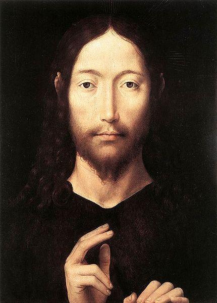 Hans Memling Christ Giving His Blessing oil painting picture
